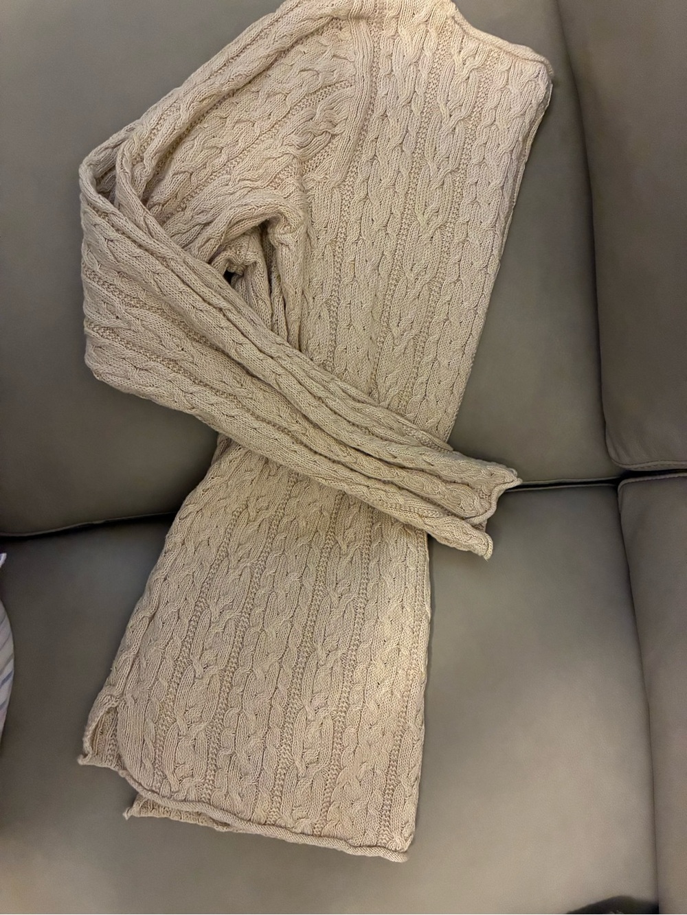Lauren Ralph Lauren Cream Cable Sweater